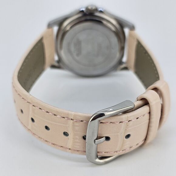 Guess Women\'s Watch 38MM‎ Gray Dial Day Date 24H New Pink Leather Bands Battery main image 11